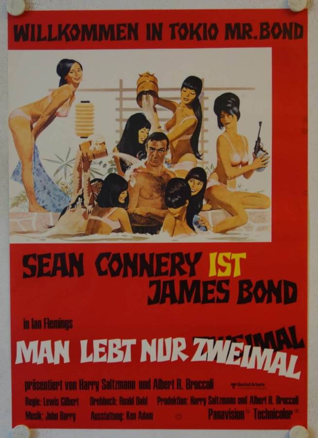 You only live twice re-release german movie poster